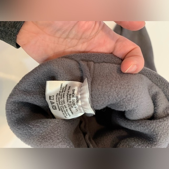 Women’s Gray Fleece Knee-High Boot Liners - Picture 4 of 4